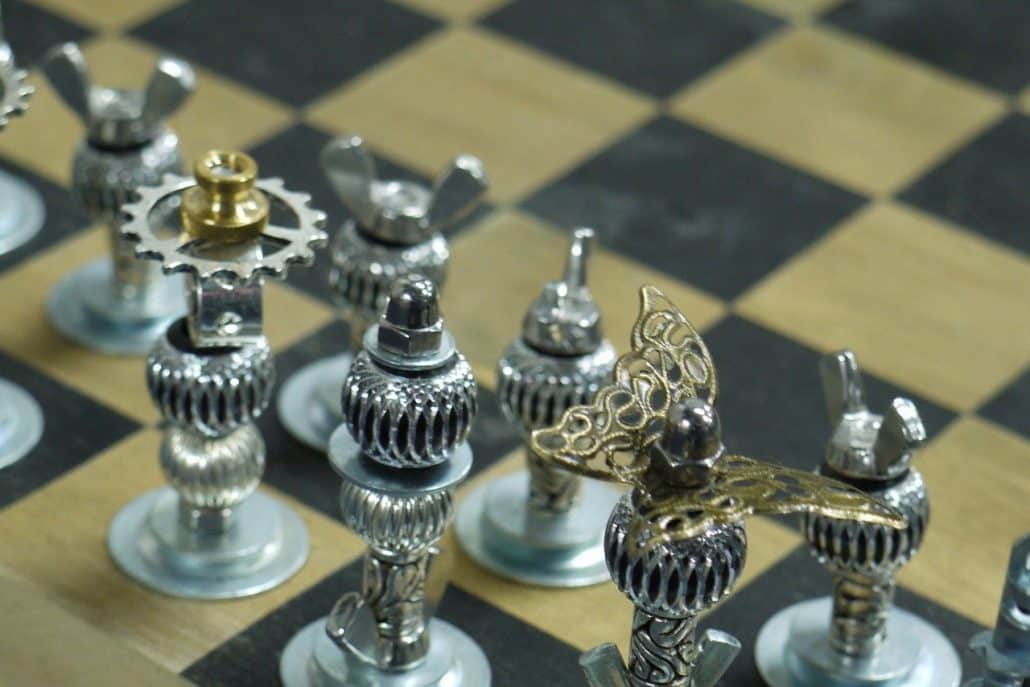 medieval chess set renaissence