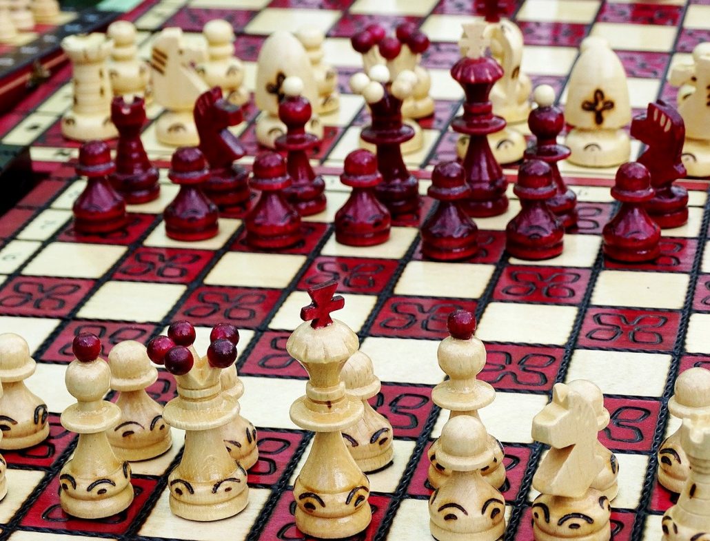 How do sites of online chess gaming, like flyordie, analyze our