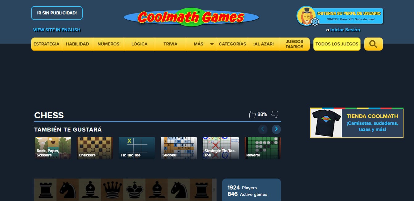 Chess - Play Online Chess at Coolmath Games