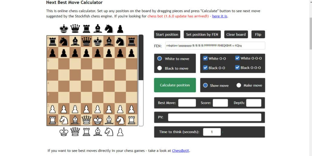 How to calculate the best Moves in Chess, Calculation Techniques