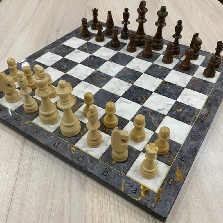 Marble Chess Set: The Intriguing And Elegant #1 Pieces.