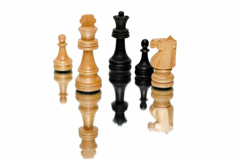 What were medieval chess sets made of?